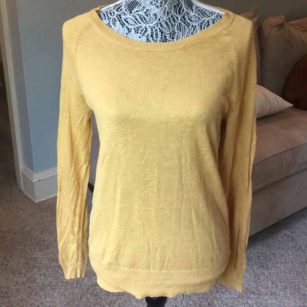 Mossimo (Target) Thin Yellow Sweater